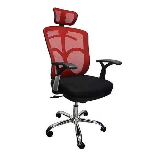 Mesh Office Chair 028-A Red black 