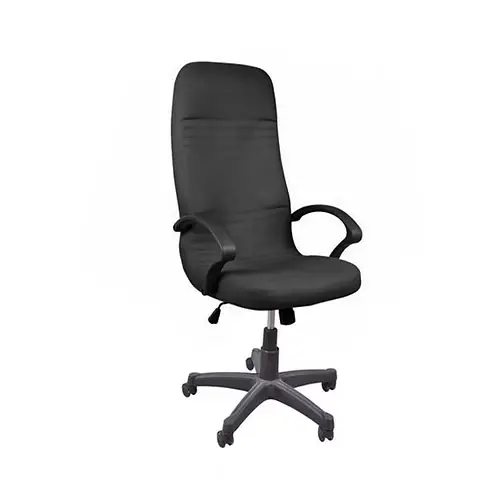 Nova Leather Office Chair 112A - Black 
